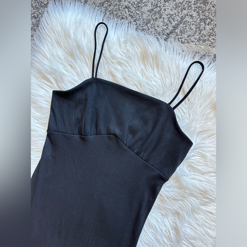 F21 ribbed square neck midi dress - Picture 3 of 7